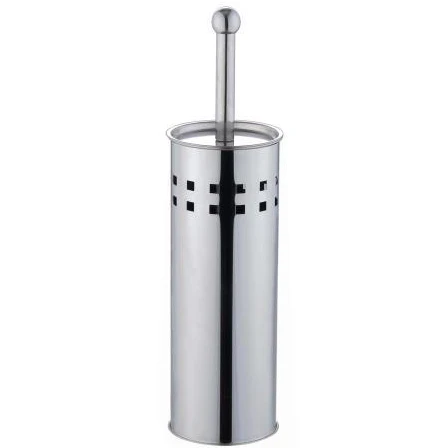 Chrome Toilet Brush with Holder 1L