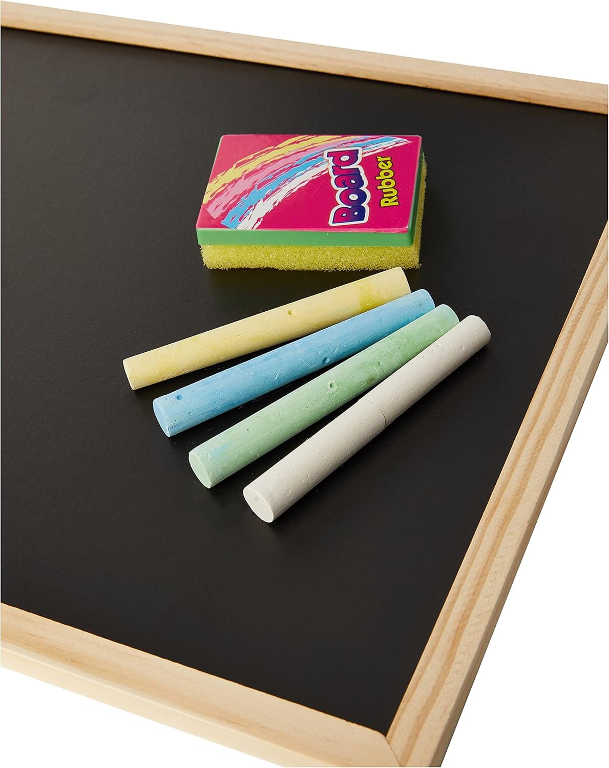 Chalk Board, Eraser & Chalk Set