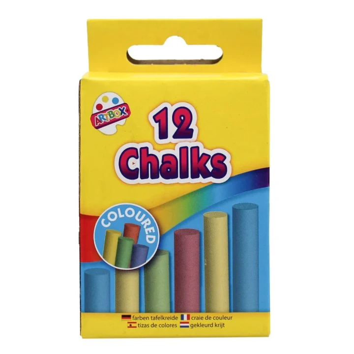 Artbox Colouring Chalk 12 Pack