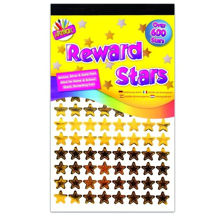 Artbox Gold Reward Stars Over 600 Pack