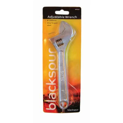 Blackspur Adjustable Wrench 8"