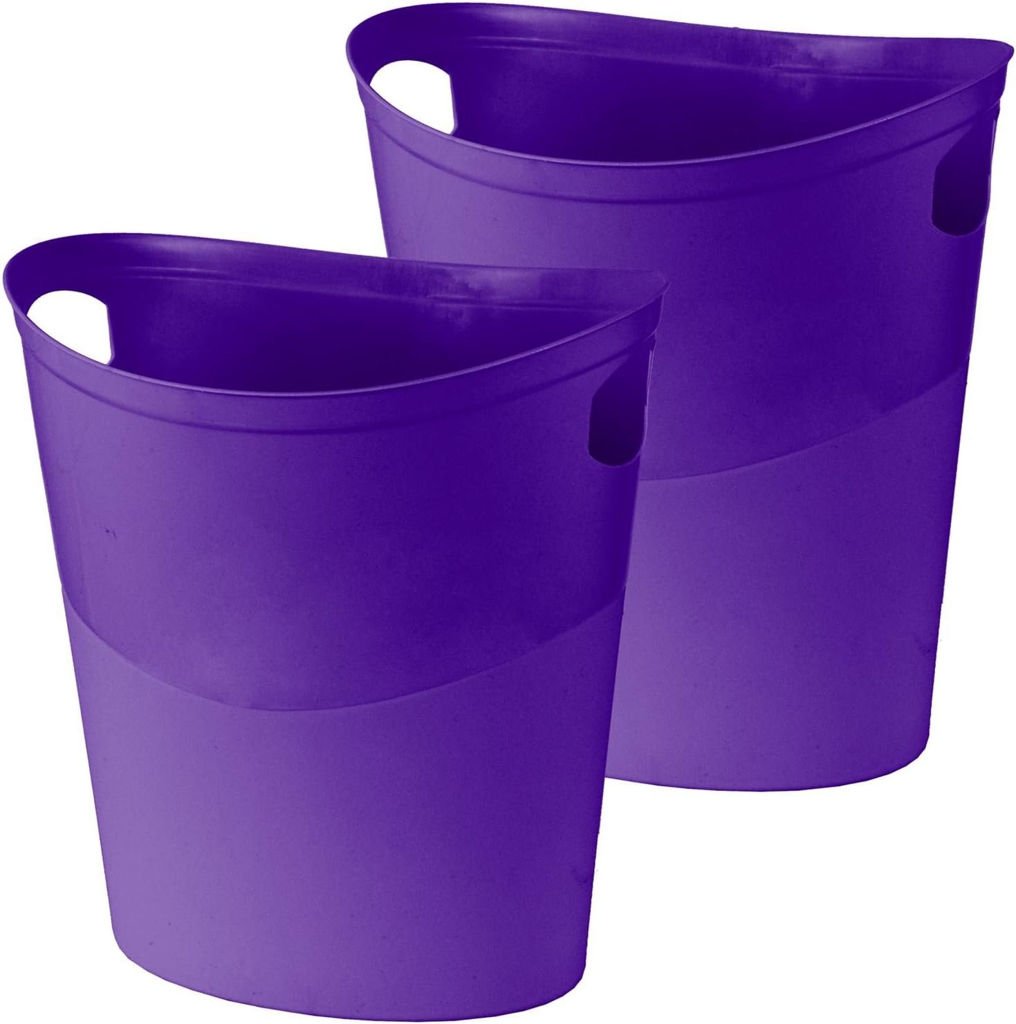 Flexi Storage Bin 10L Purple 2pk