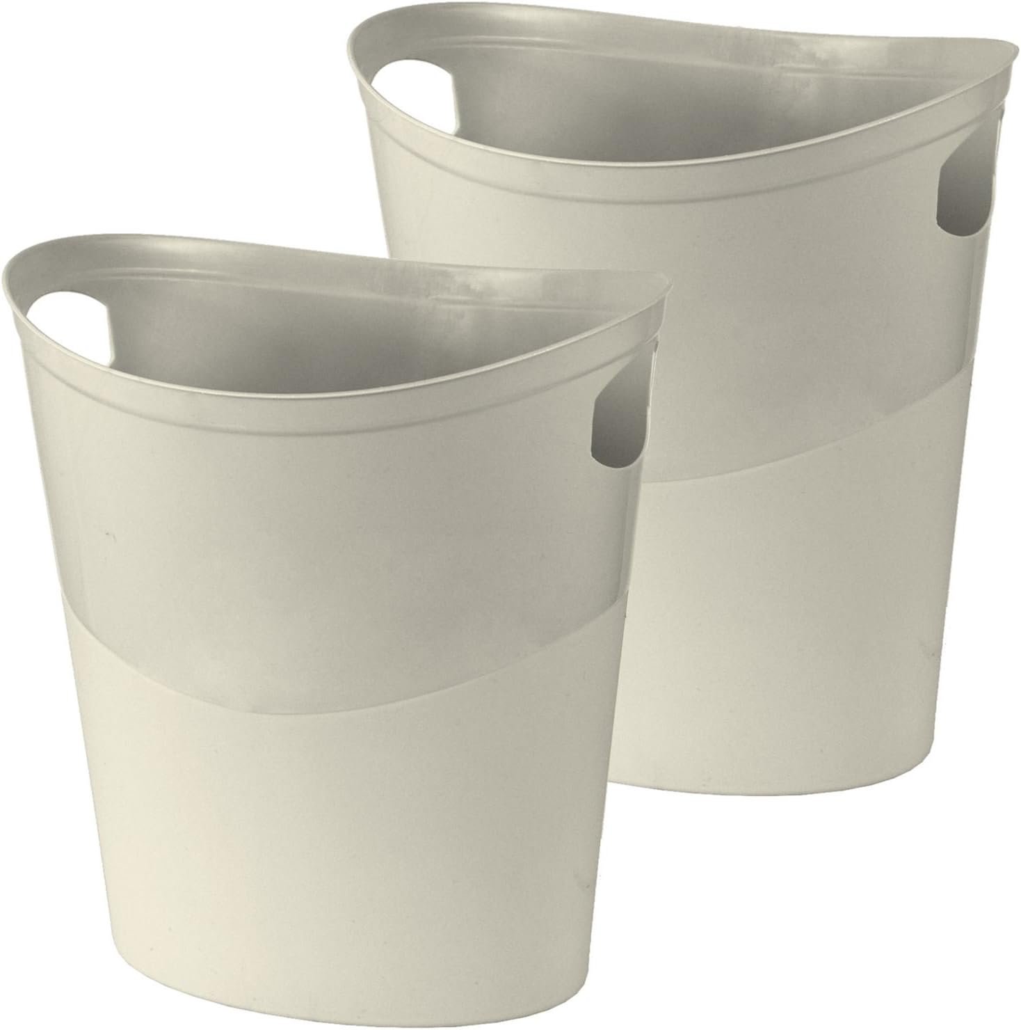 Flexi Storage Bin 10L Silver 2pk